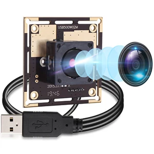 Módulo de cámara web USB2.0 de enfoque automático 5MP 45 grados para Android Linux Windows - Imagen 1 de 11
