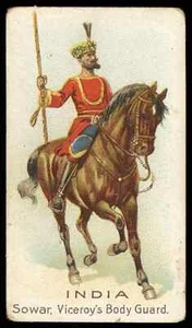 B.A.T. - 'Soldiers of the World' (1904) - India - Sowar. Viceroys Body Guard - Picture 1 of 1