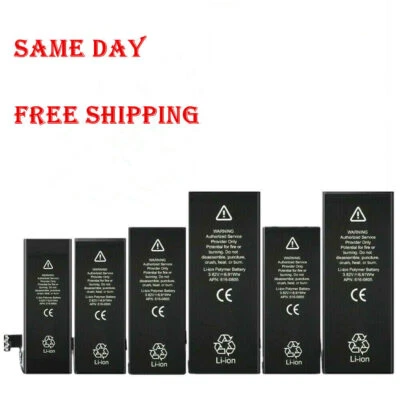 Bateria interna de substituição com adesivo para iPhone 5S 6 6S 7 8 X XS Plus - Imagem 1 de 4