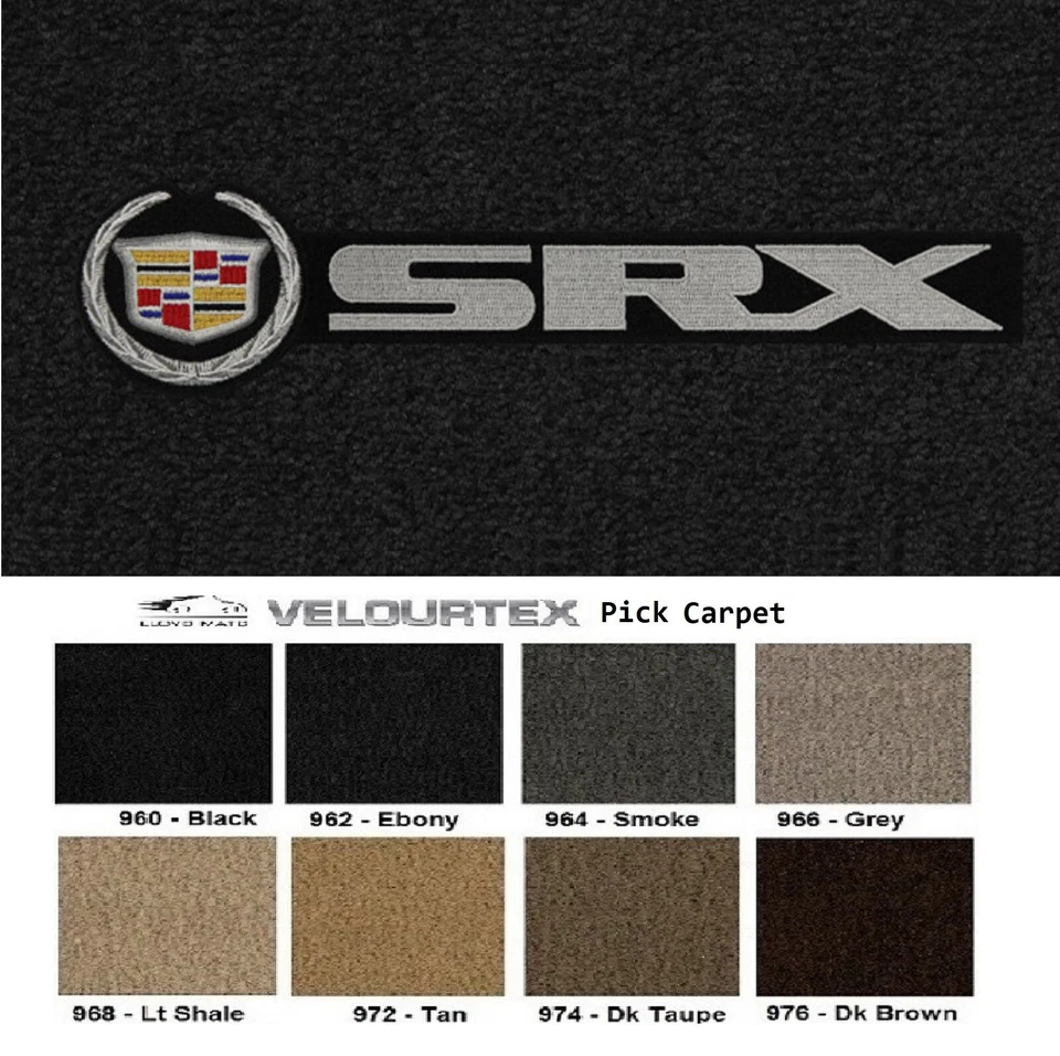 Lloyd Mats Velourtex Cadillac SRX Combo Logo Front Floor Mats (2004-2014) Foto 1 de 4