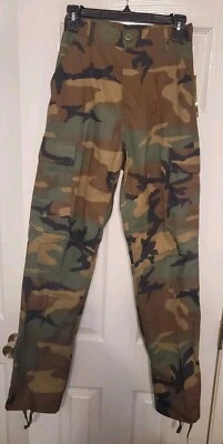 Rothco 5947 Woodland Camo Rip-Stop BDU Pants Size XS Waist 23in-27in New Tags - Image 1 of 4