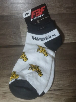 Missouri Western Socks Size Medium 5-10 NEW  - Image 1 of 2