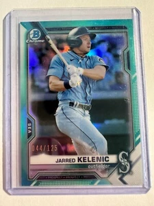 K126,381 - 2021 Bowman Chrome Prospects Aqua #BCP102 Jarred Kelenic #/125 - Picture 1 of 1