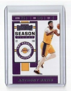 2019-20 Panini Contenders Season Ticket Card 77 Anthony Davis Los Angeles Lakers - Picture 1 of 2
