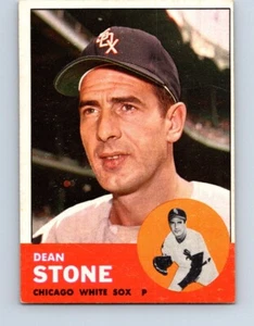 VINTAGE BASEBALL CARD TOPPS 1963 CHICAGO WHITE SOX DEAN STONE NO70 - Picture 1 of 2