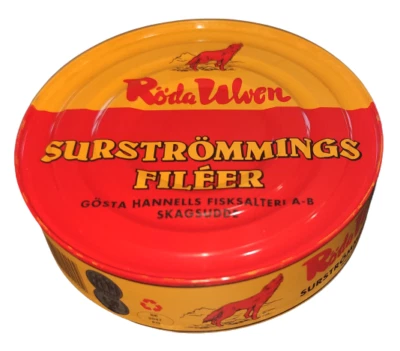 Überströmungsfileer - Röda Ulven - Hering fermentiert Filet - fermentierter Hering - Bild 1 von 3