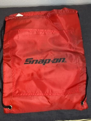 Snap-on Tools Insulated RED Drawstring Bag SEE DESCRIPTION - Image 1 of 3