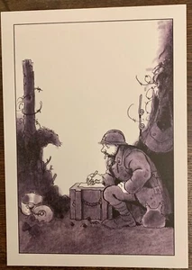 ex libris Tardi "Poilus " - non signé - format A4 - 7 - Imagen 1 de 1