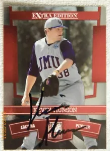 Carta Arizona Diamondbacks Kevin Munson firmata 2010 Elite edizione extra auto - Foto 1 di 1