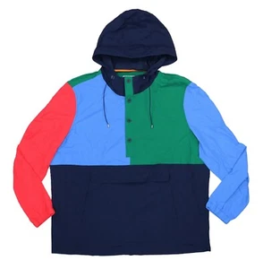 Club Room Soft Shell Lightweight Colorblock Men's Hooded Jacket NWT - Picture 1 of 4