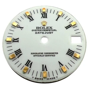 Genuine Rolex Oyster Perpetual Datejust 31mm Roman Dial White & Gold 68273 - Imagen 1 de 4