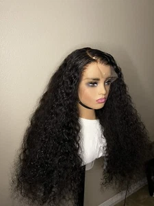 30" RaW wave3x4 Lace Front Wig Human Hair Cambodian Hair Wigs for Black Women US - Picture 1 of 3