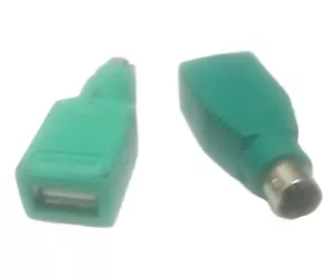PS/2 PS2 Stecker auf USB Buchse Adapter Konverter Stecker für PC Maus Mäuse - Bild 1 von 8