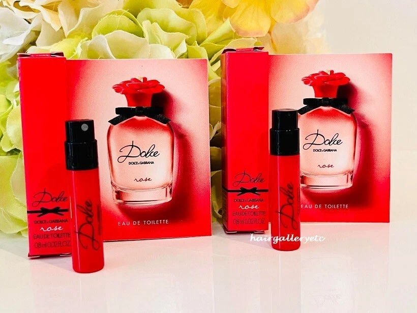 2 muestras de perfume de mujer Dolce&Gabbana Dolce Rose EDT 0,8 ml original fresco Foto 1 de 1