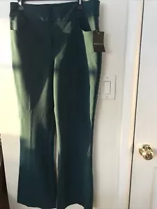 Rekucci Secret Figure Womens Pants Size 14 Barely Bootcut Stretch Teal Green NWT - Picture 1 of 11