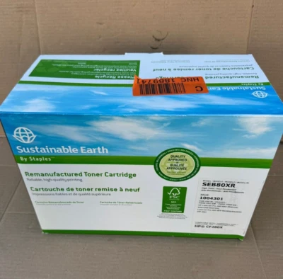 Cartucho de toner Sustainable Earth by Staples SEB80XR (compatível com HP CF280X) - Imagem 1 de 4