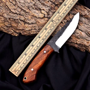 Carbon Steel Fixed Blade Skinning Knife Full Tang Hunting Knife Survival 2926 - Picture 1 of 4