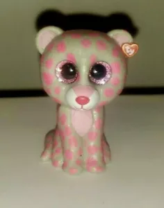 TY Mini Beanie Boos TASHA der Leopard NEU handbemalt 2" Vinyl Figur (OHNE BOX) - Bild 1 von 6