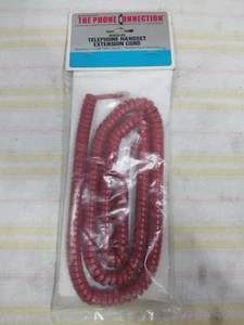 Recton 25 Ft. Red Coiled Phone Extension Cord - Photo 1/3