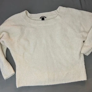 Victoria's Secret cremefarbener kuscheliger Strickpullover mit Raglanärmeln Oberteil L - Bild 1 von 9