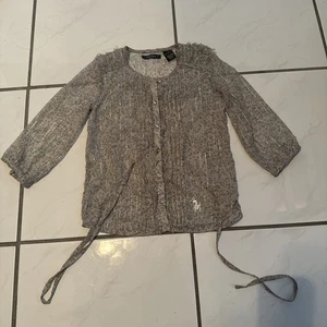 VTG Y2K BABY PHAT 15x19.5 Rhinestone Cat Top Women’s M Leopard Shiny Frills Logo - Picture 1 of 12