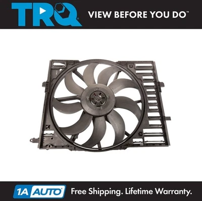 TRQ Radiator Cooling Fan Assembly Fits 2018-2021 Mercedes-Benz E63 AMG S - Image 1 of 4