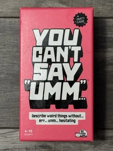 You Cant Say Umm Board Game Night Party Family Friendly Ages 10+ w/ Bell P1 - Picture 1 of 3