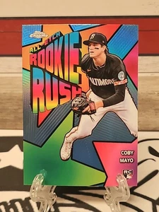 Coby Mayo 2025 Topps Chrome All Etch Rookie Rush RC - Picture 1 of 3