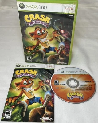 Crash: Mind Over Mutant (Microsoft Xbox 360, 2008) Game CIB Complete Tested - Image 1 of 4