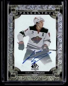 2024-25 SP AUTHENTICS - Pageantry AUTO - P-47 Kirill Kaprizov, Minnesota Wild SP - Picture 1 of 2