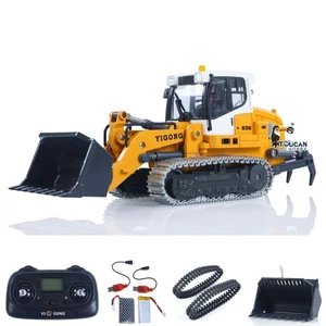 1:50 RC Electric Lifting Loader LR636 2.4G RTR Metal Bucket Tracks Ripper Sound - Picture 1 of 24