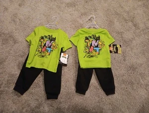 SET 2 PIGIAMA TEENAGE MUTANT NINJA TURTLES BAMBINO RAGAZZI 18 E 24 MESI NUOVO - Foto 1 di 3