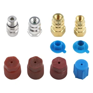 Retrofit Parts Adapters Kit 4Pcs Metal Low High Side Retrofit Conversion Tools - Picture 1 of 15