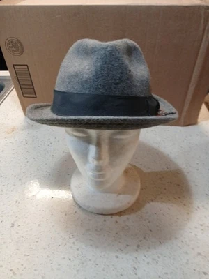 Sombrero Goorin Bros Gris Fedora 100% Lana.  Sombreros audaces desde 1895 talla L Foto 1 de 4