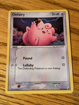 Pokemon Card Cleffa Ex Unseen Forces Reverse Holo 53/115 VLP Condition - Image 1 of 2