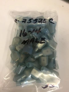 10-25325C VANCO SPADE TERMINAL 16-14AWG STECKER 50 STÜCK NOS - Bild 1 von 1