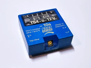 TS4-o-12V-10s SDS RELAIS PCB Zeitverzögerungsrelais 12VDC 4PST-NO 5A Time-off 10s - Bild 1 von 4