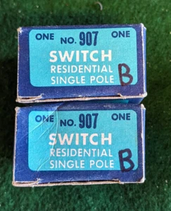 Eagle 907 Brown Despard Single Polw Switch 10A 125V Quantity 2 - Picture 1 of 3