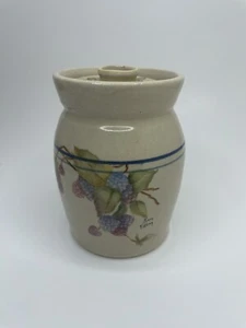 Antique Stoneware Child Crock Style Butter Churn with Lid - Picture 1 of 9