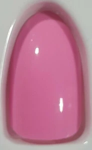 New Pink Pop False 24 Nails Elegant Touch London, + Glue,10 Size Short Stiletto - Picture 1 of 7