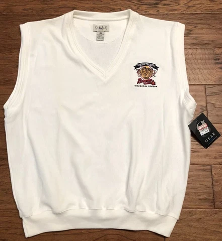 Atlanta Braves LARGE Sweater Vest Disney 1st Spring Training 1998 NWT VINTAGE Cover