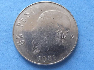 279) México 1 Peso 1981 Error Como Nuevo, Plano Ambos Lados? £4,00 - Imagen 1 de 2