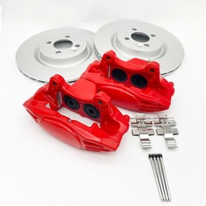 Budweg R56 JCW Brake Calipers + Plain Discs - MINI One Cooper S R50 R52 R53 R56 - Picture 1 of 1