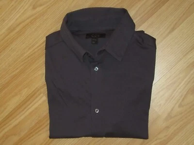 Mens COS S Small Stretch Cotton Grey Shirt Top Button Up Long Sleeve VGC! - Image 1 of 4