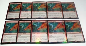 MAGIC THE GATHERING CCG FOIL CARD IMMORTAL PHOENIX LOT OF 10 CARDS - Picture 1 of 1