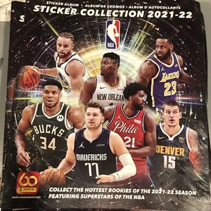 Panini 2021-22 NBA Sticker Collection Album Only - Picture 1 of 5