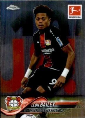 Leon Bailey 2018-19 Topps Chrome Bundesliga Card #38 - Image 1 of 2