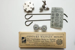 1934 Century of Progress Words Fair Waffle Molds U.S. Utilities Rare - Picture 1 of 9