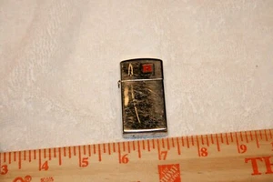 Vintage Thin Zippo © .. Honeywell Aero Division Cigarette Lighter - Picture 1 of 7