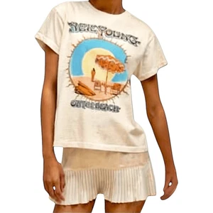 NWT Daydreamer Neil Young On The Beach Graphic Tee Size Large $84 - Picture 1 of 16